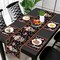 Day of The Dead Table Runner with Day of the Dead Place Mat for Day of the Dead Party Decorations